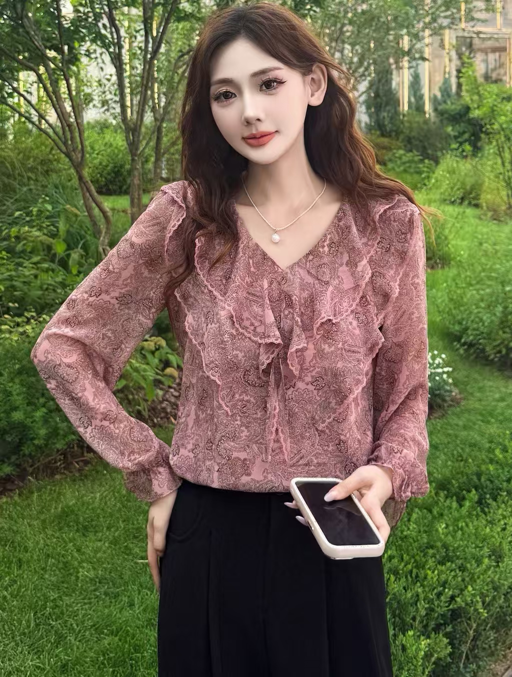 شومیز حریر وارداتی کیفیت تضمینی سایزبندی